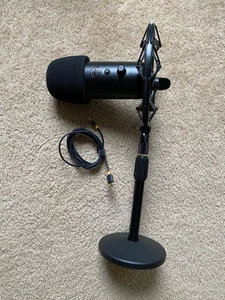 Blue Yeti Premium Multi-Pattern USB Condenser Microphone with Shure Stand - Picture 1 of 4