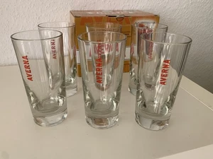 6 x alte AVERNA Longdrink-Gläser (Party, Gastro, Bar) in OVP, Neuwertig! - Bild 1 von 7