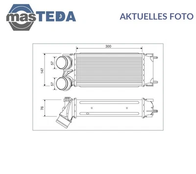 822925 LADELUFTKÜHLER KÜHLER LADELUFT VALEO FÜR DS DS 4 DS 4 CROSSBACK,DS 5 - Bild 1 von 4