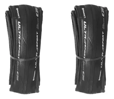 2 x Continental Ultra Sport III 700x28C Folding PureGrip Bike Tyres No Box - image 1 of 2