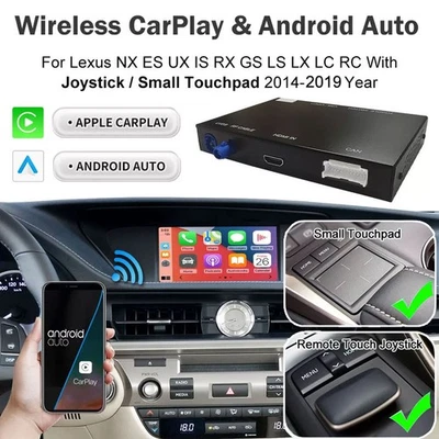 CarPlay inalámbrico para alta configuración Lexus NX RX IS ES GS RC LS LX LC 14-20 Foto 1 de 4