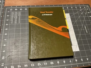 Heat Transfer Vintage Book 1981, HC By Holman, J. P, Science Text, Used A4 - Foto 1 di 14