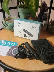 Micrófono cardioide de solapa Movo LV8-C XLR con alimentación fantasma y parabrisas - Imagen 1 de 6