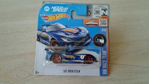2016 HOT WHEELS - SRT VIPER GTS-R SHORT CARD 1/64 APROX *NEW* - Picture 1 of 4