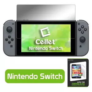 Cellet 0.3mm Premium Tempered Glass Screen Protector for Nintento Swtch - Picture 1 of 6