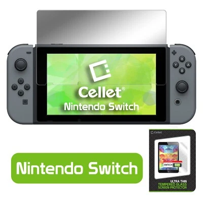 Cellet 0.3mm Premium Tempered Glass Screen Protector for Nintento Swtch - Image 1 of 4