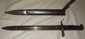 1901 Spanish American War USA M1898 Bajonett & Metallscheide - Bild 1 von 9