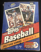 1993 TOPPS MLB BASEBALL SERIES 1 UNOPENED BOX 36 PACKS