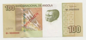 Specimen: Angola Banknote 100 Kwanza 2012 -  UNC - Picture 1 of 2