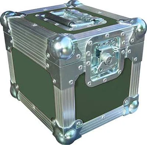 Caja de discos de vinilo única de 7" 100 Swan Flight (PVC rígido verde oliva) - Imagen 1 de 7