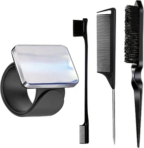 Magnetic Wristband for Hair Stylists, 4 Hair Braiding Tools with Comb and Brush - Picture 1 of 12