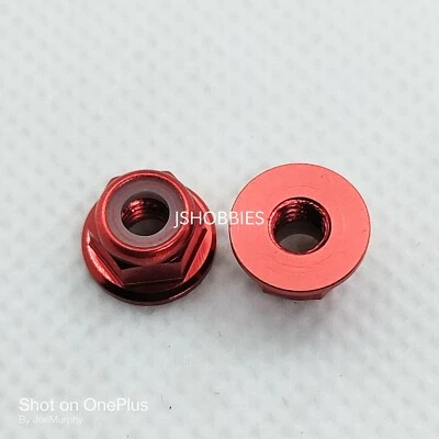 M4 Aluminum Wheel Lock Nuts Self-Tightening 1/10 for Traxxas,Armma,Redcat+more - Image 1 of 4
