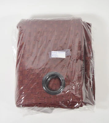 Bianca 84 Inch Grommet Top Window Curtain Panel in Spice 84" X 52" - Imagem 1 de 3