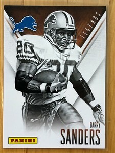 2014 Panini Father's Day - Legends - Barry Sanders #6 Detroit Lions OSU HOF