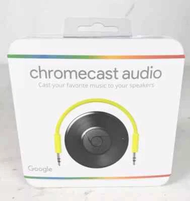 Google Chromecast Audio Media Streamer (RUX-J42)  NEW Sealed - Image 1 of 2