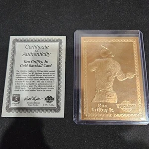 Ken Griffey Jr - 1995 ProMint 22kt gold card - VERY RARE - Picture 1 of 5