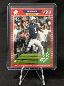 2021 Leaf Pro Set ZACH WILSON Rookie XRC RC Card #PS5 VARIATION LE /935 - Picture 1 of 3