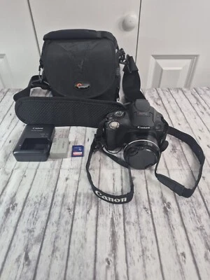 Canon PowerShot SX40 HS 12.1MP HD 1080p Camera W/ Charger Battery 32GB SD Card  - Image 1 of 4