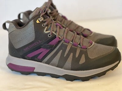 Merrell Zion FST Waterproof Mid Hiking Boots Green/Purple Women’s US Sz 7.5 - Image 1 of 4