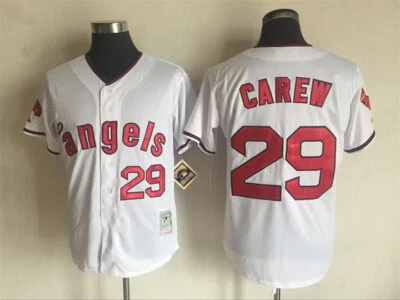 Men's Rod Carew Button Darin Erstad Vintage Jersey - Image 1 of 3