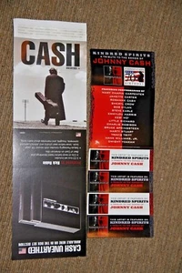 JOHNNY CASH PROMO COUNTER DISPLAY "CASH UNEARTHED" + BONUS "KINDRED SPIRITS" - Picture 1 of 7