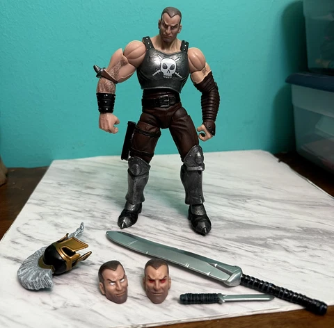 2008 Hasbro Marvel Legends Ares BAF Action Figure Complete 7" Walmart Exclusive Cover