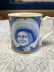 Taza/taza de té de café Sutherland Bone China England 100 años de la reina Isabel - Imagen 1 de 5