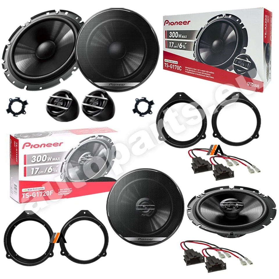 Nissan QASHQAI 2013 Pioneer 6.5 Auto Anteriore/posteriore Altoparlanti &