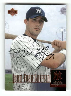 2001 Upper Deck Prospect Premieres 85 John-Ford Griffin signed auto autograph  B - Image 1 of 2