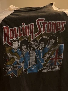 Vintage Rolling Stones Shirt Size M late 70’s early 80’s Era VERY RARE - Picture 1 of 11