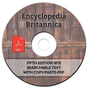 ENCYCLOPEDIA BRITANNICA-FIFTH 5th EDITION 1815-ALL VOLUMES-Reference Book-DVD - Picture 1 of 4