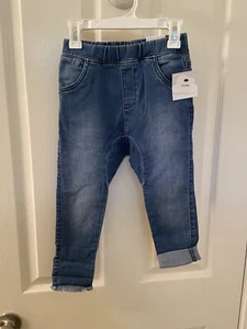 Stem Nordstrom Jeans Pull On Elastic Waist Boys Size 5 NWT - Picture 1 of 10