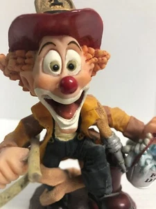 Slapstix Clown Fireman Cast Art "Where's The Fire?" Figure 6 1/2” tall - Picture 1 of 6