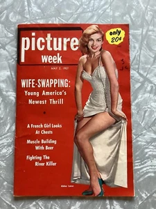PICTURE WEEK MAGAZINE TAB HUNTER NATALIE WOOD ELVIS MAY 7 1957 VOL 3 NO.1 - Picture 1 of 4
