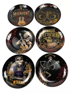 Disney COCO Aperitivo Platos Cerámica Surtido Juego de 6 Meritivos Día de los Muertos - Imagen 1 de 8