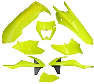 Rtech Plastikkit passt an KTM EXC(F) XC-W 125 250 300 350 450 500 17-19 neongelb - Bild 1 von 1