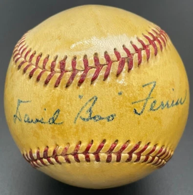 Dave "Boo" Ferriss "Red Sox Hall of Fame HOFer" Signed Autographed baseball PSA - Image 1 of 4