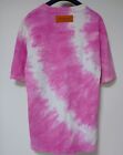 Louis Vuitton tie dye pattern short sleeve T-shirt pink S cotton with logo metal