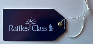 GEPÄCKANHÄNGER SINGAPORE AIRLINES RAFFLES BUSINESS CLASS BAGGAGE LUGGAGE TAG - Bild 1 von 2