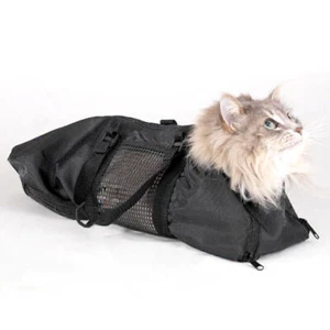 Katze Pflege Tasche Badetasche Mesh Tasche Cat Grooming Bag für Baden, Nägel NEU - Bild 1 von 8