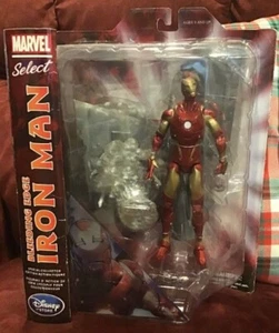 Figura de acción Marvel Diamond Select Disney Store Bleeding Edge Iron Man 8" - Imagen 1 de 3