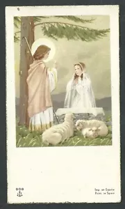 Estampa antigua del Niño Jesus andachtsbild santino holy card santini - Foto 1 di 1