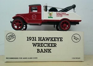 VTG 1991 ERTL 1931 Hawkeye Wreaker Bank Rajah Temple Reading PA #2552 1/34 NIB - Picture 1 of 22