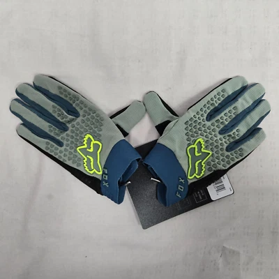 Fox Racing YOUTH Defend MTB Mountain Bike Cycling Gloves Sage Small SAMPLE - Image 1 of 3