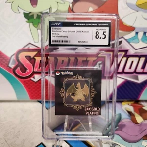 CGC 8.5 Charizard Oro 24k Striking Candy Coreano - Pokemon - SPEDIZIONE VELOCE - Foto 1 di 2