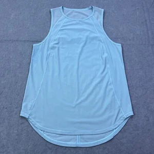 Lululemon Sculpt Tanktop Größe 8 blau Chill leichtes Netz Schlüsselloch W1CS9S LESEN - Bild 1 von 12