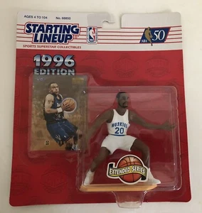 1996 Kenner Starting Lineup Damon Stoudamire Ext Raptors Huskies Basketball MOC - Bild 1 von 13