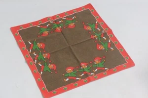 Mantel/Retro Navidad Estampado Gnomo Sueco Vintage - Imagen 1 de 7