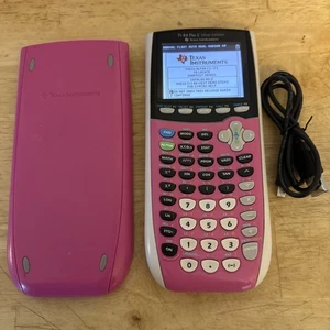 Texas Instruments TI-84 Plus C Silver Edition Graphing Calculator - Pink - Picture 1 of 8