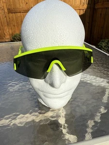 Vintage JT Racing USA Sport Sunglasses Neon Yellow Green - Picture 1 of 5